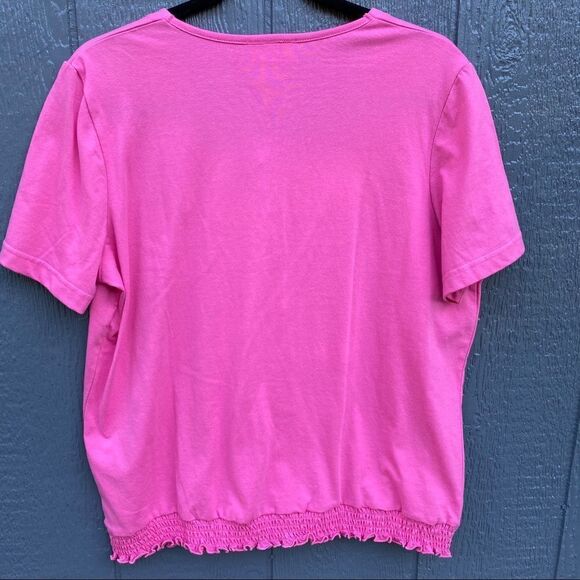 BLAIR Pink Short Sleeve NWOT Vintage Top M - Picture 11 of 11